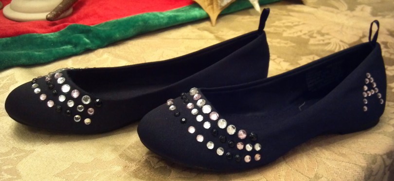 Blinged Out Flats Sides