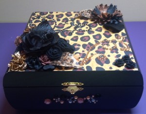 Leopard Print Altered Box
