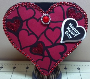 Heart Lace Shaped Card - The Cutting Cafe Design Team Project