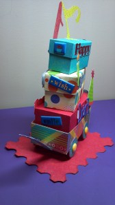 Birthday Celebration Wagon Front