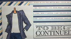 Masculine Birthday Card Closeup