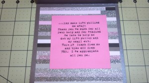 Click Your Heels Thank You Card Inside