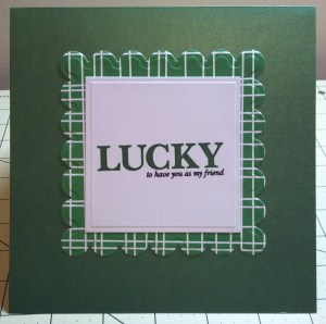 St. Patrick's Day Card Inside