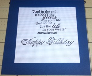 Masculine Birthday Card Inside