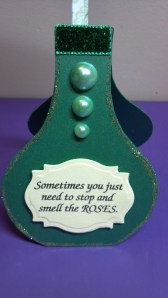 Beautiful Rose Vase Sentiment