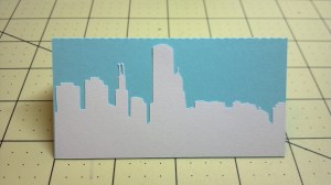 Chicago Skyline Place Card