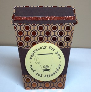 Latte Shaped Cup Birthday Card