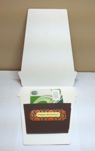 Latte Cup Shaped Birthday Card - Inside