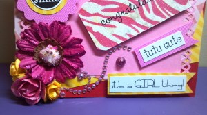All About Girls Girly Girl Card - Close Up - Bottom