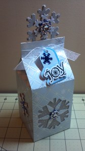 Christmas Snowflake Milk Carton Box