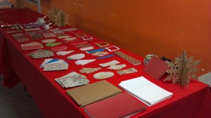 Card Making Event Table Set Up