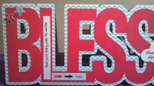 Blessed Word Get Well Card - Close Up 1