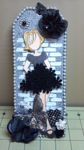 Black Prima Doll Tag 