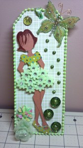 Green Prima Doll Tag 