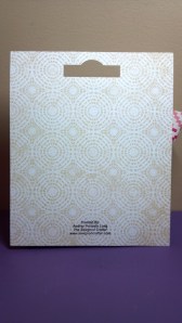 Handmade Embellishment Box and Flower Headband - Back