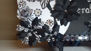 Craft Room Name Plate Corner Flower Cluster