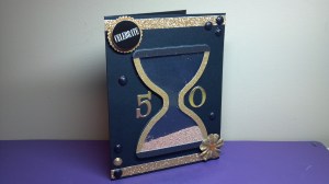 Hourglass Birthday Shaker Card