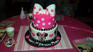 Minnie Mouse Birthday Cake