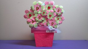 Flower Pot Shaped Card
