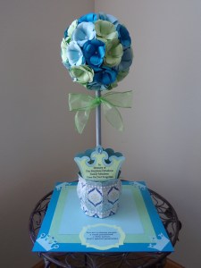 Assorted Crowns Topiary Centerpiece 