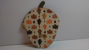 Acorn Shaped Birthday Card Back