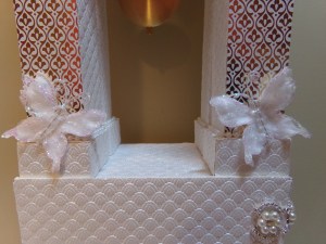 70th Birthday Clock Close Up Butterflies