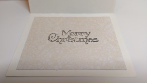 Anna Griffin Border Christmas Card Inside