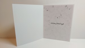 Circles Christmas Card Inside