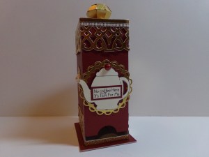 This is the box with no tea bags in it 