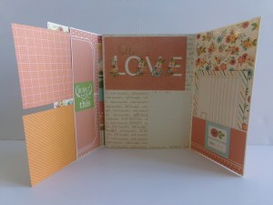 Full view of the first section of folio opened