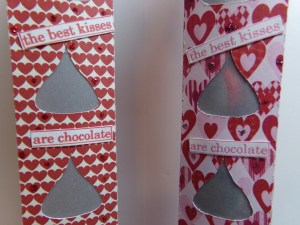 Sweet Kisses Tube Boxes Sentiment Closeup