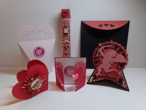 Cards and treat boxes