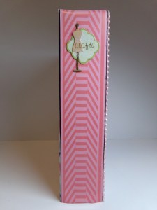 Craft Supply Inventory Book Spine