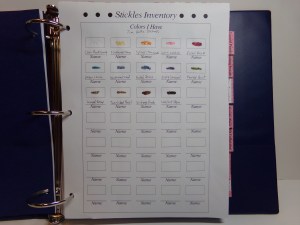 Sample Inventory Page