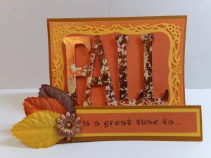 Fall Is Birthday Card Front View