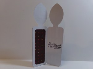 Candle Shaped Shaped Birthday Shaker Card Inside