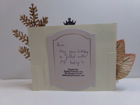 Birthday Bendi Card Back