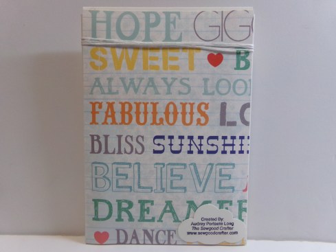 Sentiment Stems and Flowers Photo Book - Back