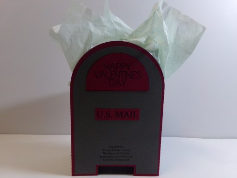 Masculine Valentine Treat Mailbox Back