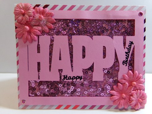 Everyday Happy Word Card Front