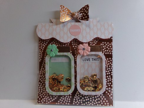 Mini Mason Jar Shaker Embellishments Packaged