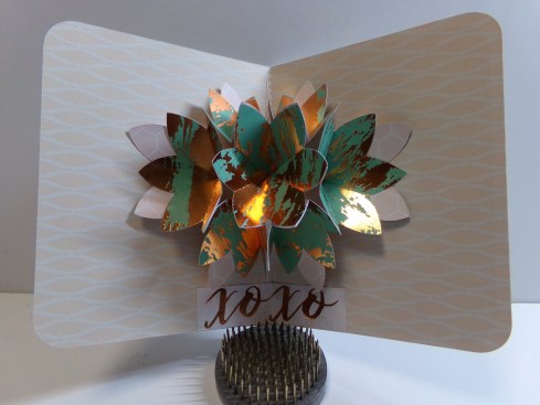 Flower Pop Up Card Inside