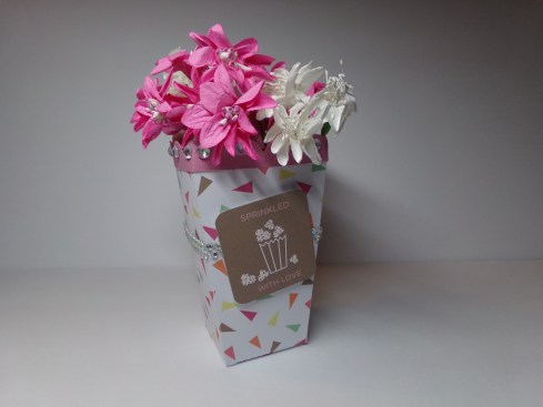 Popcorn Box Vase